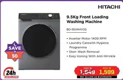 Eros Hitachi Front Loading Washing Machine offer