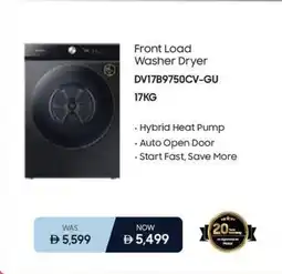 Eros Front Load Washer Dryer DV17B9750CV-GU offer