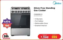 Eros Midea Free Standing Gas Cooker offer