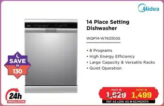 Eros Midea 14 Place Setting Dishwasher offer