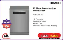 Eros Hitachi 15 Place Freestanding Dishwasher offer