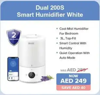 Eros Dual 200S Smart Humidifier White offer