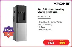 Eros Krome Top & Bottom Loading Water Dispenser offer