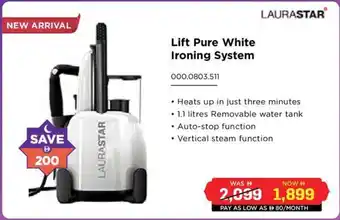 Eros Laurastar Lift Pure White Ironing System offer