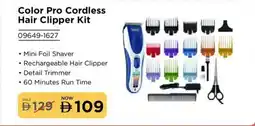 Eros Color Pro Cordless Hair Clipper Kit offer