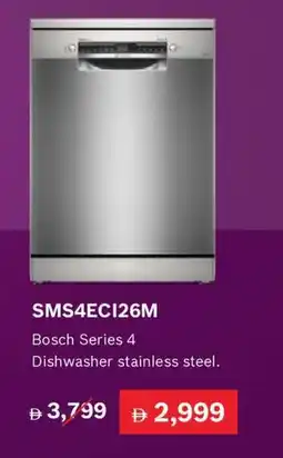 Eros SMS4ECI26M Bosch Series 4 offer