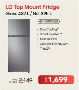 Eros LG Top Mount Fridge offer