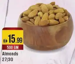 West Zone Supermarket Almonds 27/30 offer