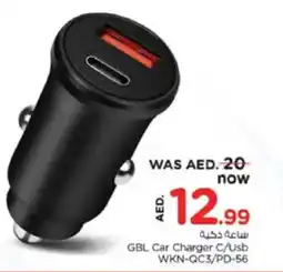 Nesto GBL Car Charger C/Usb WKN-QC3/PD-56 offer