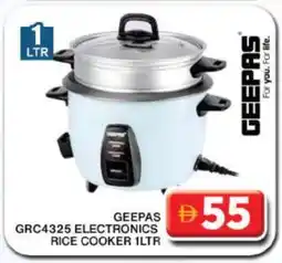 Grand Hyper Market GEEPAS Rice Cooker offer