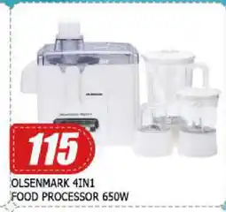 Mango Hypermarket LLC OLSENMARK Food Processor offer