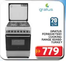 Grand Hyper Market GRATUS Gas Cooker/Cooking Range offer