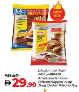 Lulu Hypermarket AMERICANA Chicken Zinger offer