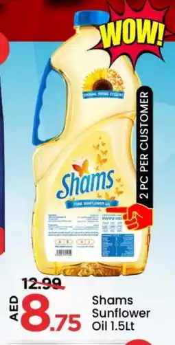 Mark & Save SHAMS Sunflower Oil offer