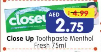 Al Madina Hypermarket CLOSE UP Toothpaste offer