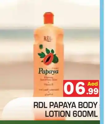 Baniyas Spike Hypermarket RDL Body Lotion & Cream offer