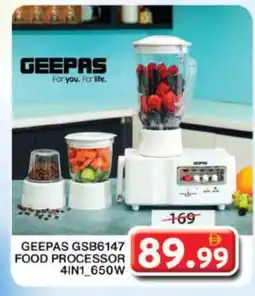 Grand Hyper Market GEEPAS Food Processor offer