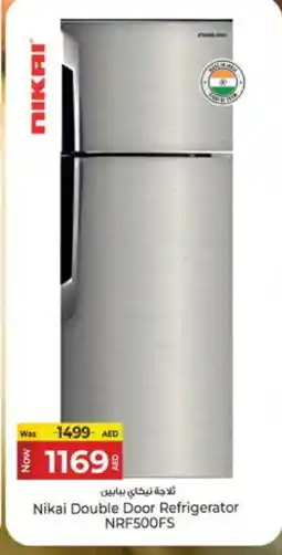 Kenz Hypermarket NIKAI Refrigerator offer