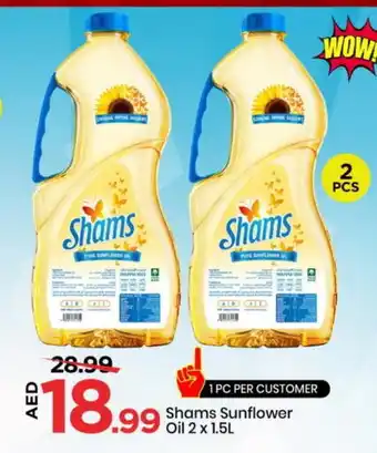 Mark & Save SHAMS Sunflower Oil offer
