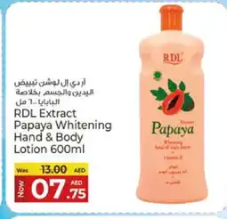 Kenz Hypermarket RDL Body Lotion & Cream offer