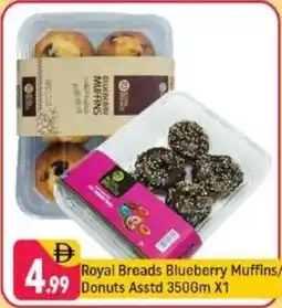 Shaklan Royal Breads Blueberry Muffins / Donuts Asstd offer