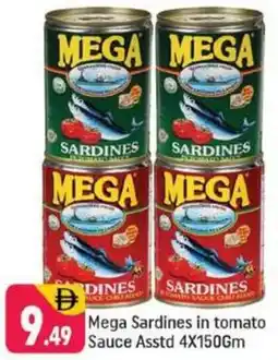 Shaklan Mega Sardines in tomato Sauce Asstd offer
