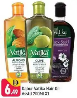 Shaklan Dabur Vatika Hair Oil Asstd offer