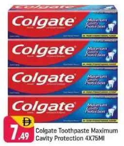 Shaklan Colgate Toothpaste Maximum Cavity Protection offer