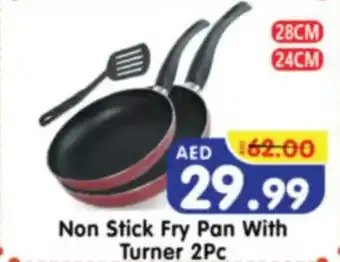 Al Madina Hypermarket Non Stick Fry Pan With Turner offer