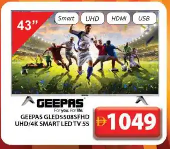 Grand Hyper Market GEEPAS Smart TV offer