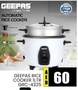 Al Madina GEEPAS Rice Cooker offer