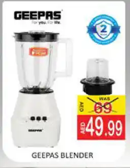 Mango Hypermarket LLC GEEPAS Mixer / Grinder offer