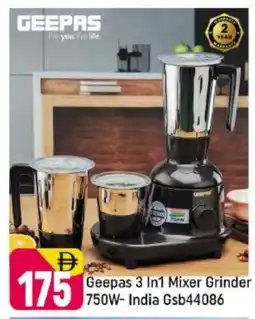Shaklan GEEPAS Mixer / Grinder offer