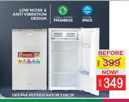 Mango Hypermarket LLC GEEPAS Refrigerator offer