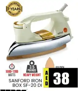 Al Madina SANFORD Ironbox offer