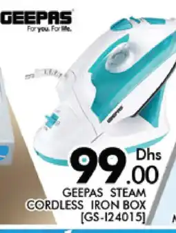 Al Madina GEEPAS Ironbox offer