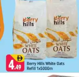 Shaklan BERRY HILLS Oats offer