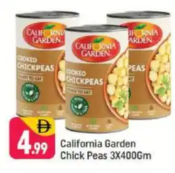 Shaklan CALIFORNIA GARDEN Chick Peas offer
