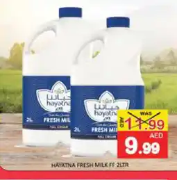 Mango Hypermarket LLC HAYATNA Fresh Milk offer