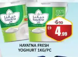 Al Madina HAYATNA Yoghurt offer