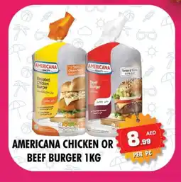 Night to Night Hypermarket AMERICANA Chicken Burger offer