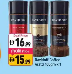 Shaklan DAVIDOFF Coffee offer