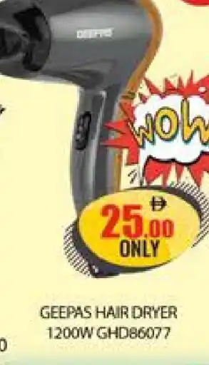 Al Madina GEEPAS Hair Appliances offer