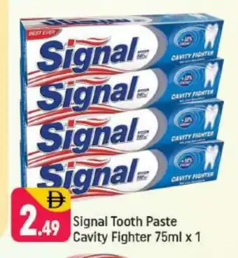 Shaklan SIGNAL Toothpaste offer