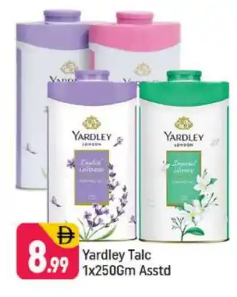 Shaklan YARDLEY Talcum Powder offer