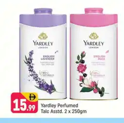 Shaklan YARDLEY Talcum Powder offer