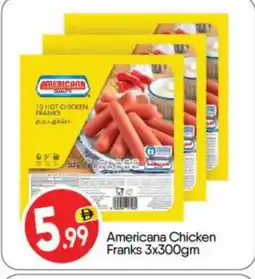 Bigmart AMERICANA Chicken Franks offer