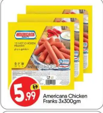 Bigmart AMERICANA Chicken Franks offer