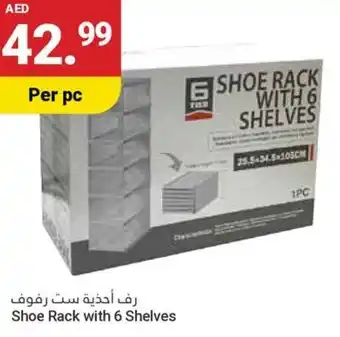 Grand Emirates Market Shoe Rack with 6 Shelves offer