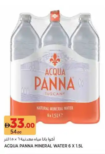 Géant Acqua panna mineral water offer